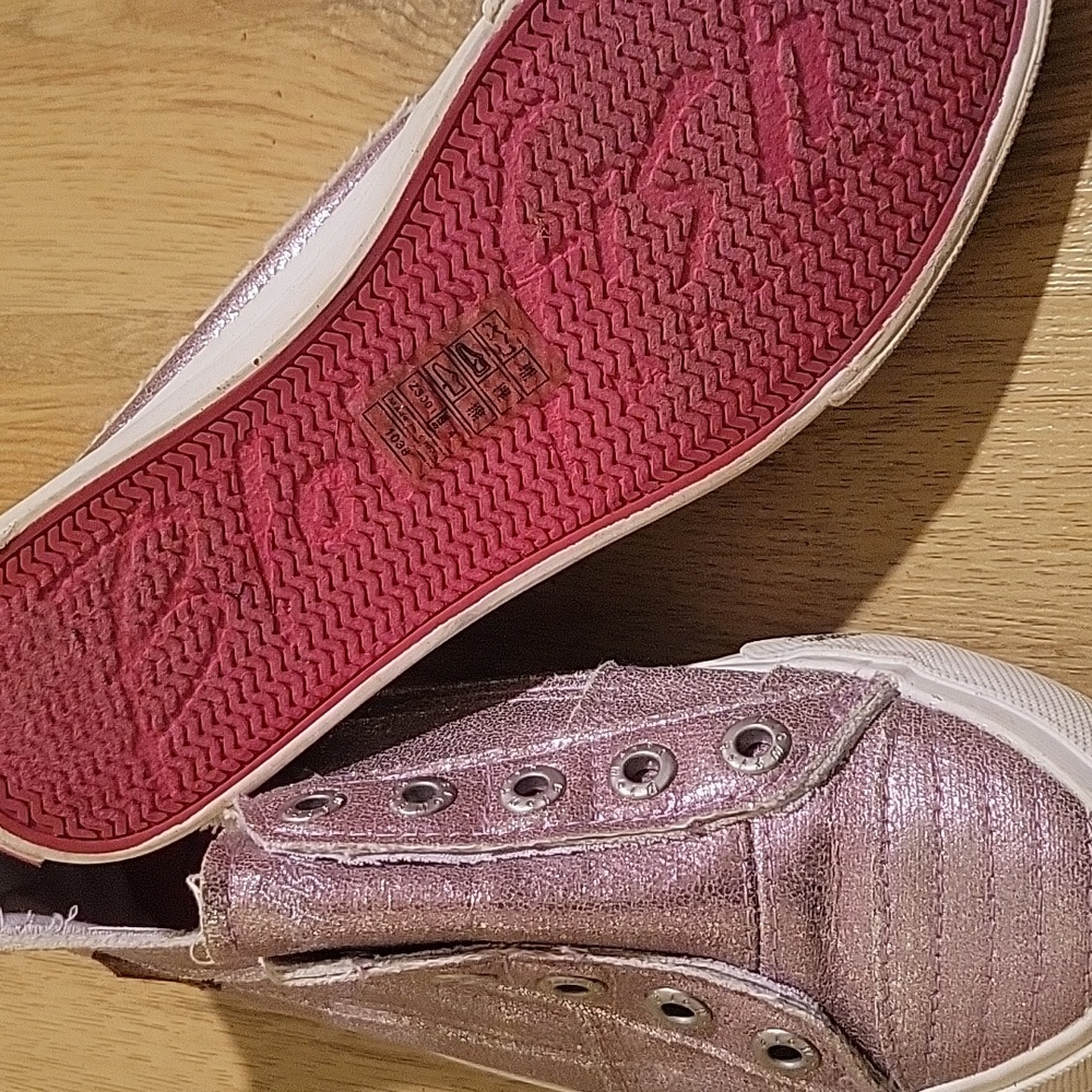 Blowfish-Malibu Kifs, Metallic Pink Slip-On Sneakers - Picture 3 of 5